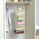 5 Layer Hanging Folding Cloth Rack - Dormitory Closet Storage Organizer ( 1 Pcs)