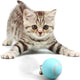 Rotating Cat Toy Ball, Interactive Cat Toys Rechargeable Rotating Ball with LED